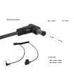 D-Tap DC Power Cable Coiled 80-150 cm - Dimensions