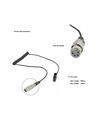 Cinelight D-Tap DC Power Cable Coiled 80-150 cm w/ XLR 4P - dimensions
