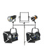 Studio Lightstand Accessory Baby Triple Header ARRI LF.9000.A
