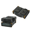 Cinema Studio Light Accessory Quick Dual Battery Charger - V-Mount